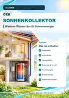 Vorschau - Arbeitsblätter - Solarthermie & Sonnenkollektoren – Warmwasser durch Sonnenenergie | Unterrichtseinheit Technik, Bautechnik, Versorgung und Entsorgung | Präsentation, Arbeitsblätter, Lösungen, Versuch, Bildglossar, Transferaufgabe & Reflexionsbögen | Realschule - Deckblatt