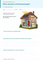 Vorschau - Arbeitsblätter - Wärmepumpe, Photovoltaik & Sonnenkollektoren – Erneuerbare Energien und Wärmeversorgung | Unterrichtspaket Technik, Bautechnik, Versorgung und Entsorgung | Präsentationen, Arbeitsblätter, Lösungen, Versuche, Bildglossare, Transferaufgaben - Seite 1