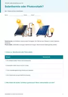 Vorschau - Arbeitsblätter - Wärmepumpe, Photovoltaik & Sonnenkollektoren – Erneuerbare Energien und Wärmeversorgung | Unterrichtspaket Technik, Bautechnik, Versorgung und Entsorgung | Präsentationen, Arbeitsblätter, Lösungen, Versuche, Bildglossare, Transferaufgaben - Seite 2