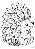 Vista previa - Manualidades / Dibujos para colorear - ANIMALES VESTIDOS DE OTOÑO INQUIETOS - página 2