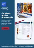 Vorschau - Arbeitsblätter - Weihnachten Englisch Wortschatz Klasse 3 - Deckblatt