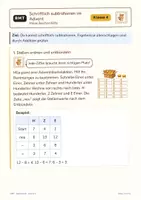 Vorschau - Arbeitsblätter - Schriftlich subtrahieren Advent Klasse 4 - Seite 3