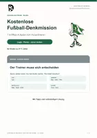 Vorschau - Arbeitsblätter - Fußball-Logikrätsel kostenlos | Denkaufgabe für Klasse 4–5 - Deckblatt