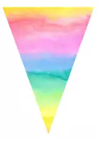 Vorschau - Mal- und Bastelvorlagen - Wimpel Editierbar für Wimpelkette (16 Variationen) - Seite 1