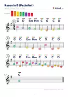 Vorschau - Stundenentwürfe - Jazz, Blues und Pop-Harmonik mit Boomwhackern: 7 Stücke für Klasse 8–10 – farbige Noten, Unterrichtsentwürfe, Hörfassungen + 3D-Playalongs - Seite 3