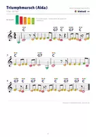 Vorschau - Stundenentwürfe - Sport, Abschluss, Feier: 5 Hymnen für Boomwhacker – Aida, Nessun dorma, Pomp and Circumstance, Ode an die Freude, Happy Birthday – farbige Noten, Unterrichtsentwürfe, Hörfassungen + 3D-Playalongs - Seite 3
