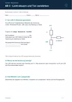 Vorschau - Arbeitsblätter - Transistor einfach erklärt – Unterrichtsmaterial Technik Realschule | NPN-Transistor als Schalter und Verstärker, LDR & Dämmerungsschalter | Präsentation, Arbeitsblätter, Lösungen, Quiz, Bildglossar & Hausaufgabe - Seite 3