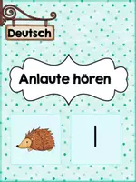 Vorschau - Stationenlernen - Klettmappe: Anlaute (Herbstwörter) - Seite 2