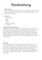 Vorschau - Stundenentwürfe - Bastelprojekt Papierfächer | Kunst im Sommer | Fächer falten - Seite 1