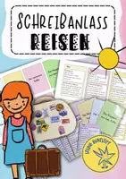 Vorschau - Stundenentwürfe - Schreibanlass Kärtchen zum Thema Reisen | Geschichten schreiben - Deckblatt