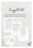 Vorschau - Arbeitsblätter - Kreuzzahlrätsel zum kleinen Einmaleins - Deckblatt