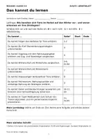 Vorschau - Arbeitsblätter - Tiere im Herbst Biologie Klasse 5 6 - Seite 1