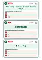 Voorbeeld - Bewegend leren: leeswandeling Kerst eerste leerjaar - Pagina 1