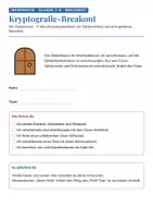 Vorschau - Arbeitsblätter - Kryptografie-Breakout | Escape Room mit Zahlenschloss | Cäsar, Vigenère, Passwörter | Informatik Klasse 7–9 | mit Lösungen - Seite 3