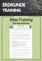 Vorschau - Arbeitsblätter - Atlas Training für den Diercke Weltatlas - Deckblatt