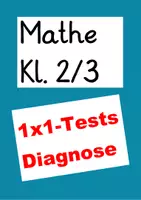 Vorschau - Arbeitsblätter - Einmaleins: 15 Tests mit Diagnoseübersicht - Deckblatt