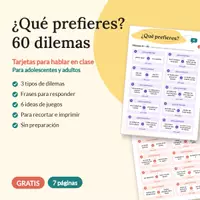 Vista previa - Juegos / Gamificación - ¿Qué prefieres? 60 dilemas para hablar - Portada