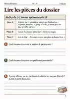Aperçu - Feuilles d'exercices - Bénévolat preuve ou opinion - Français 4e–3e, livret - Page 3