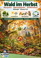 Vorschau - Arbeitsblätter - Wald im Herbst Biologie Klasse 5 6 - Deckblatt