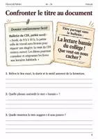 Aperçu - Feuilles d'exercices - Titre sensationnel faits et insinuations - Français 4e–3e, livret - Page 3