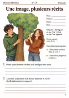 Aperçu - Feuilles d'exercices - Image hors contexte les questions utiles - Français 4e–3e, livret - Page de couverture