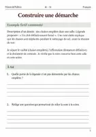 Aperçu - Feuilles d'exercices - Image hors contexte les questions utiles - Français 4e–3e, livret - Page 2