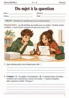 Aperçu - Feuilles d'exercices - Écriture argumentative - 5 livrets de français 4e–3e - Page 1