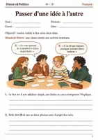 Aperçu - Feuilles d'exercices - Décider ensemble articuler des transitions - Français 4e–3e, livret - Page de couverture