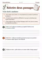 Aperçu - Feuilles d'exercices - Décider ensemble articuler des transitions - Français 4e–3e, livret - Page 3