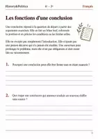 Aperçu - Feuilles d'exercices - La conclusion nuancée dépasser la répétition - Français 4e–3e, livret - Page 1