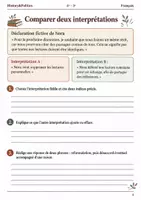 Aperçu - Feuilles d'exercices - Répondre sans attaquer reformuler l’argument adverse - Français 4e–3e, livret - Page 3