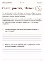 Aperçu - Feuilles d'exercices - Animer un débat produire des questions ouvertes - Français 4e–3e, livret - Page 1