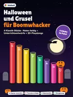 Vorschau - Stundenentwürfe - Halloween und Grusel: 4 Klassik-Stücke für Boomwhacker – Danse macabre, Toccata d-Moll, Trauermarsch einer Marionette, Halle des Bergkönigs – farbige Noten, Unterrichtsentwürfe, Hörfassungen + 3D-Playalongs - Deckblatt