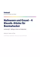 Vorschau - Stundenentwürfe - Halloween und Grusel: 4 Klassik-Stücke für Boomwhacker – Danse macabre, Toccata d-Moll, Trauermarsch einer Marionette, Halle des Bergkönigs – farbige Noten, Unterrichtsentwürfe, Hörfassungen + 3D-Playalongs - Seite 1