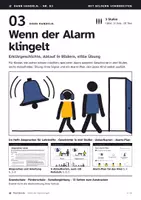 Vorschau - Fördermaterial/Inklusion - Probealarm vorbereiten | Erklärgeschichte & Bildkarten, 3 Stufen, Autismus - Deckblatt