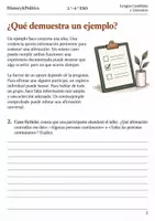 Vista previa - Hojas de trabajo - Ejemplos y pruebas: cuaderno 3.º–4.º ESO - página 1