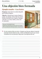 Vista previa - Hojas de trabajo - Objeciones: cuaderno de Lengua 3.º–4.º ESO - página 2