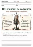 Vista previa - Hojas de trabajo - Recursos persuasivos: cuaderno 3.º–4.º ESO - Portada