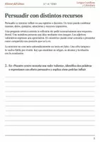 Vista previa - Hojas de trabajo - Recursos persuasivos: cuaderno 3.º–4.º ESO - página 1