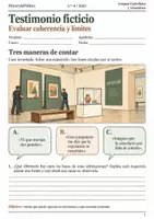 Vista previa - Hojas de trabajo - Testimonios y fiabilidad cuaderno 3.º–4.º ESO - Portada