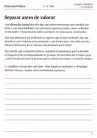 Vista previa - Hojas de trabajo - Contrastar textos cuaderno de Lengua 3.º–4.º ESO - página 1