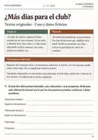Vista previa - Hojas de trabajo - Contrastar textos cuaderno de Lengua 3.º–4.º ESO - página 3