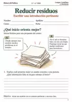 Vista previa - Hojas de trabajo - Opinión argumentada: 5 cuadernos 3.º–4.º ESO - página 1