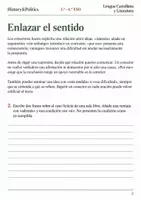 Vista previa - Hojas de trabajo - Conectores y coherencia cuaderno 3.º–4.º ESO - página 1