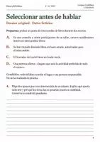 Vista previa - Hojas de trabajo - Argumentación oral en un minuto cuaderno 3.º–4.º ESO - página 3