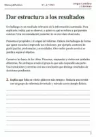 Vista previa - Hojas de trabajo - Exposición oral de informes cuaderno 3.º–4.º ESO - página 1