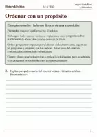 Vista previa - Hojas de trabajo - Exposición oral de informes cuaderno 3.º–4.º ESO - página 2