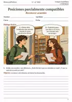 Vista previa - Hojas de trabajo - Acuerdos y desacuerdos diálogo en 3.º–4.º ESO - Portada