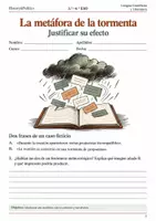 Vista previa - Hojas de trabajo - Metáfora y efecto expresivo cuaderno 3.º–4.º ESO - Portada