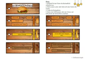 Vorschau - Arbeitsblätter - Der Argumentationsburger - Struktur einer Argumentation - Seite 1